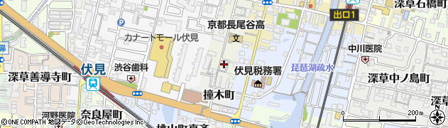 京都府京都市伏見区深草佐野屋敷町20周辺の地図
