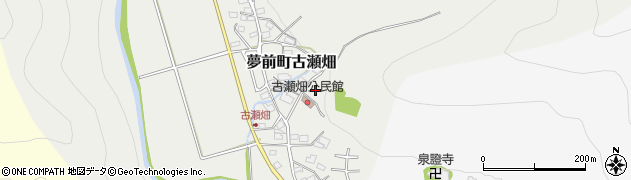 兵庫県姫路市夢前町古瀬畑周辺の地図