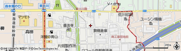 京都府京都市南区久世東土川町265周辺の地図