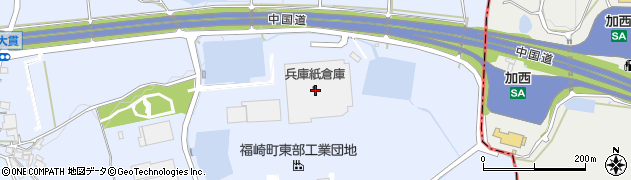 兵庫紙倉庫株式会社　出荷口周辺の地図