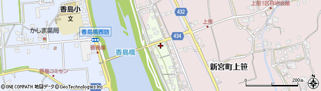 兵庫県たつの市新宮町吉島850周辺の地図
