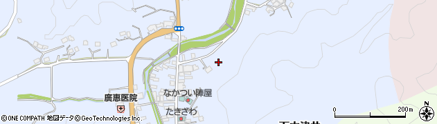 岡山県真庭市下中津井周辺の地図