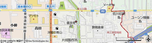 京都府京都市南区久世東土川町113周辺の地図