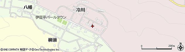 静岡県伊豆市冷川18周辺の地図