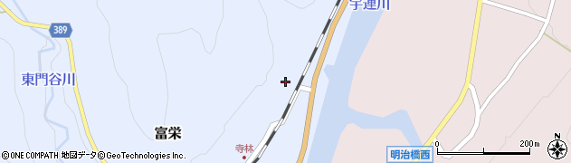 愛知県新城市富栄（大貝津）周辺の地図