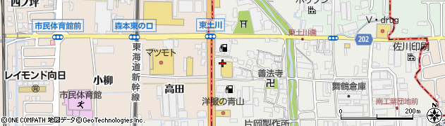 京都府京都市南区久世東土川町78周辺の地図