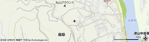 岡山県美咲町（久米郡）藤原周辺の地図