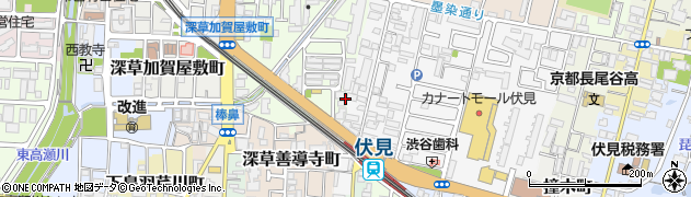 京都府京都市伏見区深草泓ノ壺町2周辺の地図