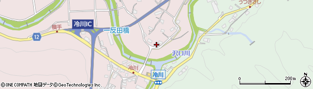 静岡県伊豆市冷川847周辺の地図