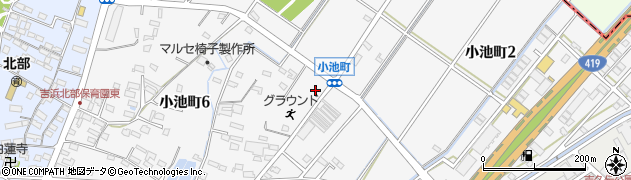 愛知県高浜市小池町周辺の地図