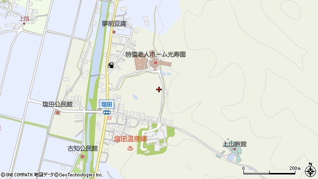〒671-2112 兵庫県姫路市夢前町塩田の地図