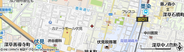 京都府京都市伏見区深草佐野屋敷町11周辺の地図