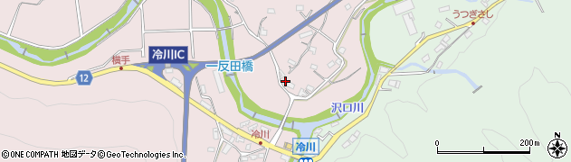 静岡県伊豆市冷川849周辺の地図