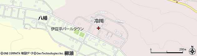 静岡県伊豆市冷川1277周辺の地図