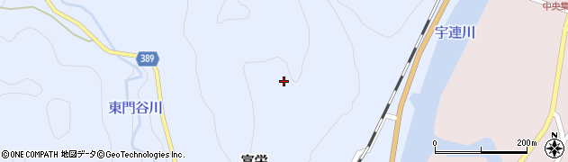 愛知県新城市富栄（中ノ谷下）周辺の地図