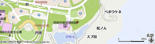 愛知県岡崎市丸山町（大根）周辺の地図