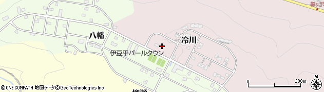 静岡県伊豆市冷川15周辺の地図
