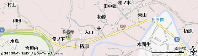 兵庫県川辺郡猪名川町杤原2周辺の地図