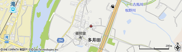 兵庫県加東市多井田565周辺の地図