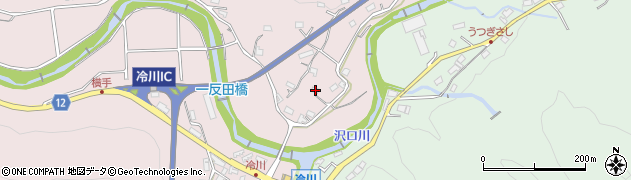 静岡県伊豆市冷川841周辺の地図