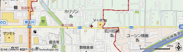 京都府京都市南区久世東土川町272周辺の地図