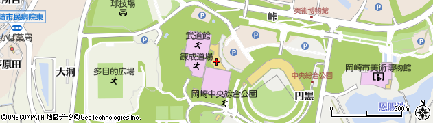 愛知県岡崎市高隆寺町岩本周辺の地図