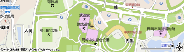 愛知県岡崎市高隆寺町（岩本）周辺の地図