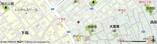 ハトのマークの引越センター静岡南センター周辺の地図