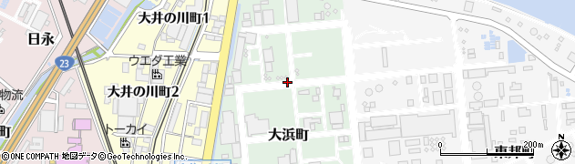 三重県四日市市大浜町周辺の地図