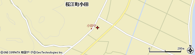 島根県江津市桜江町小田319周辺の地図