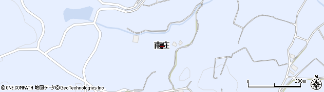 岡山県久米南町（久米郡）南庄周辺の地図