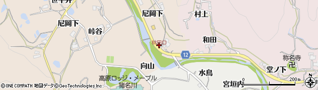 兵庫県川辺郡猪名川町笹尾尼岡下1周辺の地図