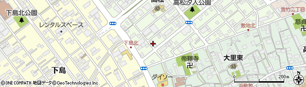 宮添ハイツ周辺の地図