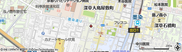 京都府京都市伏見区深草佐野屋敷町3周辺の地図