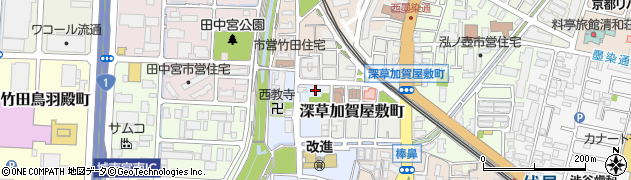 京都府京都市伏見区竹田狩賀町116周辺の地図