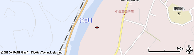 愛知県新城市大野下林周辺の地図