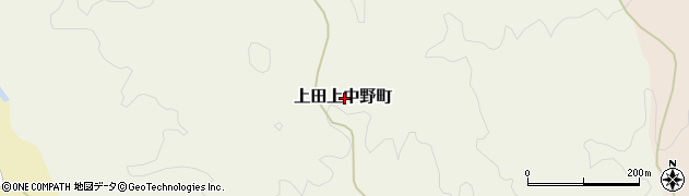 滋賀県大津市上田上中野町周辺の地図