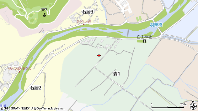 〒520-2274 滋賀県大津市森の地図