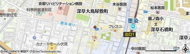 京都府京都市伏見区深草山村町1018周辺の地図