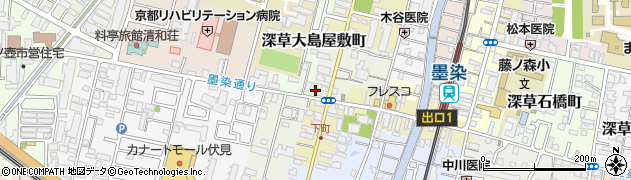 京都府京都市伏見区深草山村町1020周辺の地図