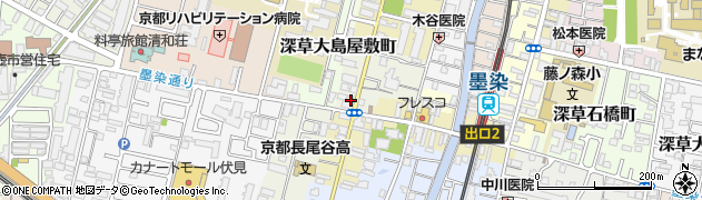 京都府京都市伏見区深草山村町1017周辺の地図
