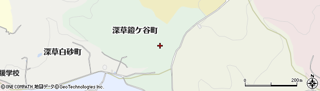 京都府京都市伏見区深草鐙ケ谷町周辺の地図