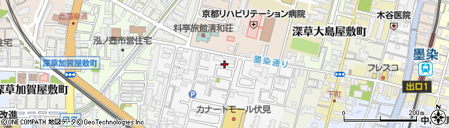 京都府京都市伏見区深草柴田屋敷町2周辺の地図
