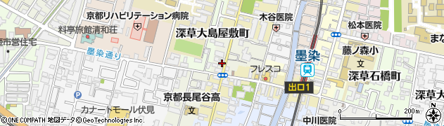京都府京都市伏見区深草山村町1016周辺の地図