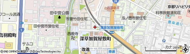 京都府京都市伏見区深草加賀屋敷町23周辺の地図