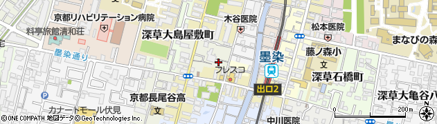 京都府京都市伏見区深草山村町1029周辺の地図