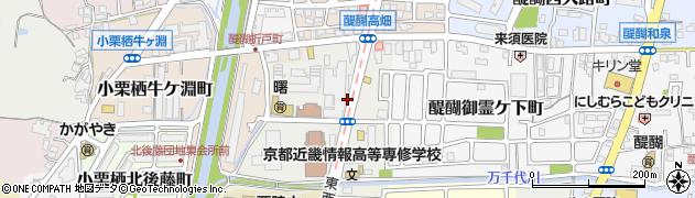 京都府京都市伏見区醍醐大構町10周辺の地図