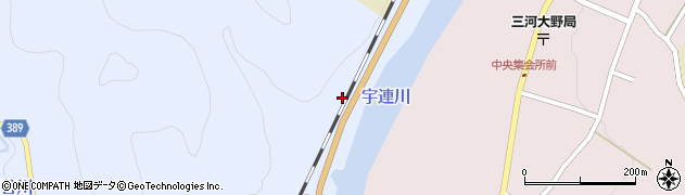 愛知県新城市富栄（下り道）周辺の地図