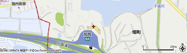 中国自動車道加西サービスエリア上り線インフォメーション周辺の地図