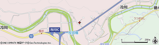 静岡県伊豆市冷川816周辺の地図